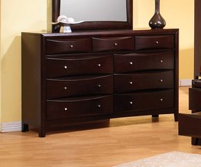 Dresser - Phoenix Dresser in Rich Deep Cappuccino - Coaster - 200413