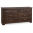 Dresser - Triple Dresser in Ebony - South Shore Furniture - 3177010