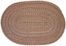 Duet Sandstone 8' Round Braided Rug - Rhody Rug - D-4338RDSA