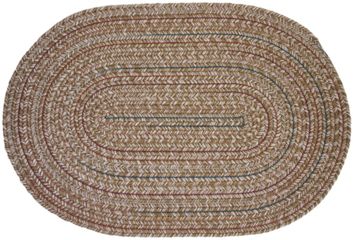 Duet Taupe 5'x8' Braided Rug - Rhody Rug - D-83358TP