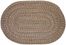 Duet Taupe 5'x8' Braided Rug - Rhody Rug - D-83358TP