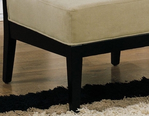 Dupont 203 Armless Chair in Taupe Microfiber - Armen Living - LCDU203SIMFTO