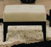 Dupont 203 Small Ottoman in Taupe Microfiber - Armen Living - LCDU203SMOTMFTO