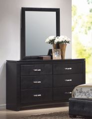 Dylan Dresser with Mirror in Black - Coaster - 201403-04-SET