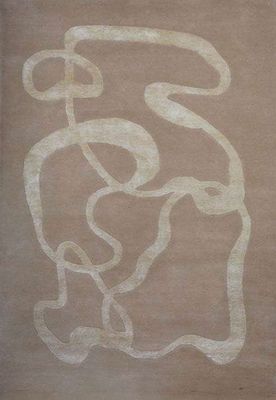 Eastern Weavers Ethan Bisque Modern Wool Rug