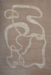 Eastern Weavers Ethan Bisque Modern Wool Rug