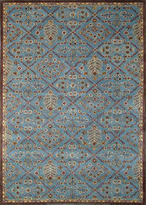 Eastern Weavers Martha Esta Blue Brown Wool Oriental Rug