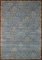 Eastern Weavers Martha Esta Blue Brown Wool Oriental Rug