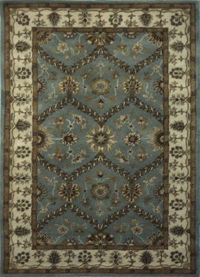 Eastern Weavers Martha Salina Blue Ivory Wool Oriental Rug