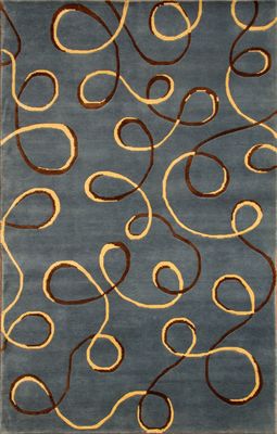 Eastern Weavers Soho Grey Brown Tibetan Wool Rug
