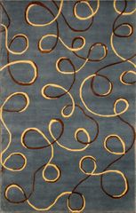Eastern Weavers Soho Grey Brown Tibetan Wool Rug