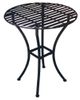 Easy to Assemble Iron Bistro Table - Round Pewter - Pangaea Home and Garden Furniture - FM-C4852