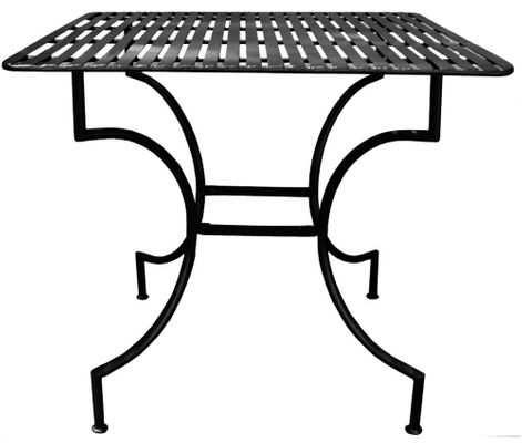 Easy to Assemble Patio Table - Square Black - Pangaea Home and Garden Furniture - FM-C4125-K