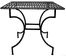 Easy to Assemble Patio Table - Square Black - Pangaea Home and Garden Furniture - FM-C4125-K