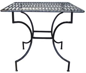 Easy to Assemble Patio Table - Square Pewter - Pangaea Home and Garden Furniture - FM-C4125