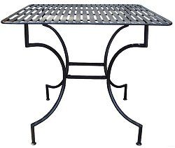 Easy to Assemble Patio Table - Square Pewter - Pangaea Home and Garden Furniture - FM-C4125