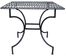 Easy to Assemble Patio Table - Square Pewter - Pangaea Home and Garden Furniture - FM-C4125