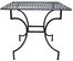 Easy to Assemble Patio Table - Square Pewter - Pangaea Home and Garden Furniture - FM-C4125