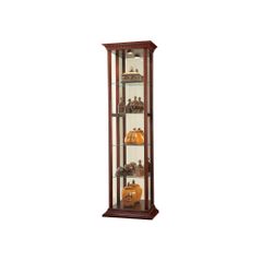 Eden Curio Cabinet in Windsor Cherry - Howard Miller