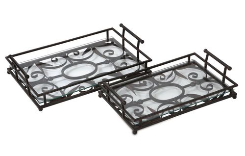 Eden Trays (Set of 2) - IMAX - 12649-2