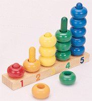 Educational Toy - 1-2-3-4-5 Ring Counter - Guidecraft - G2011