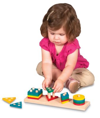 Educational Toy - 1 to 4 Sorter in Multi - Guidecraft - G6704