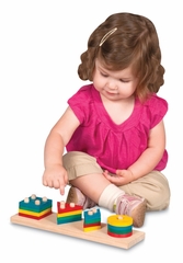 Educational Toy - 1 to 4 Sorter in Multi - Guidecraft - G6704
