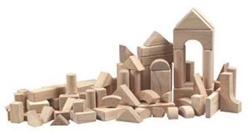 Educational Toy - 76 Piece Unit Block Set - Guidecraft - G6210