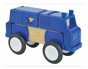 Educational Toy - Block Mates Community Vehicles in Multi - Guidecraft - G7604