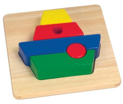 Educational Toy - Chunky Puzzles Boat - Guidecraft - G2015