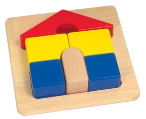 Educational Toy - Chunky Puzzles House - Guidecraft - G2017