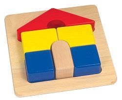Educational Toy - Chunky Puzzles House - Guidecraft - G2017