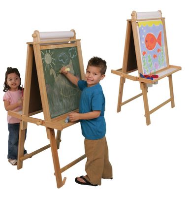 Educational Toy - Deluxe Wood Easel - KidKraft Furniture - 62005