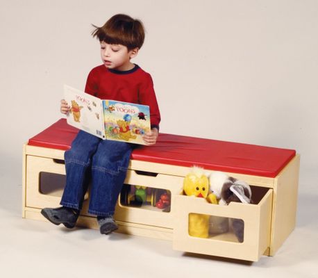Educational Toy - Easy-view Storage Bench - Guidecraft - G6419