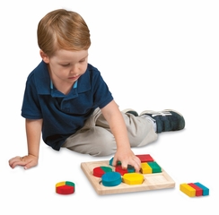 Educational Toy - Fraction Action Board in Multi - Guidecraft - G6701