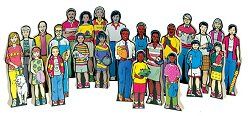Educational Toy - Multi-Cultural Family Kit (24/set) - Guidecraft - G121