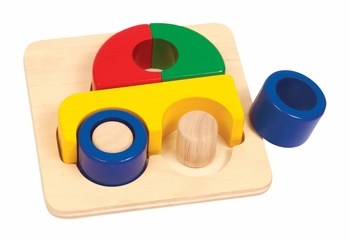 Educational Toy - Primary Puzzles Car in Multi - Guidecraft - G2022