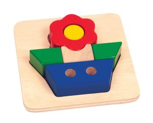 Educational Toy - Primary Puzzles Flower in Multi - Guidecraft - G2020