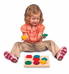 Educational Toy - Shape and Color Sorter in Multi - Guidecraft - G6703