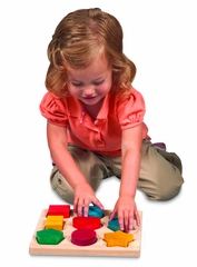 Educational Toy - Shape and Color Sorter in Multi - Guidecraft - G6703