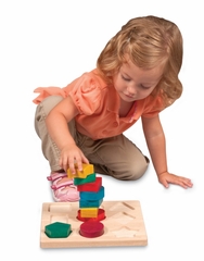 Educational Toy - Shape and Color Sorter in Multi - Guidecraft - G6703