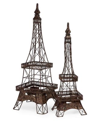Eiffel Tower Accents (Set of 2) - IMAX - 12369-2