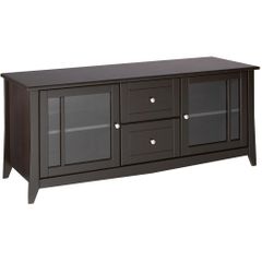 Elegance 58'' TV Console - 2 Glass doors, 2 Drawers - Nexera Furniture