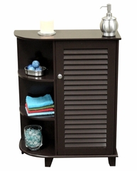 Ellsworth Floor Cabinet with Side Shelves in Espresso - RiverRidge - 06-026