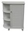 Ellsworth Floor Cabinet with Side Shelves in White - RiverRidge - 06-025