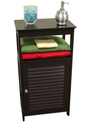 Ellsworth Single Door Floor Cabinet in Espresso - RiverRidge - 06-030