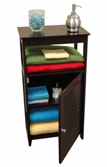 Ellsworth Single Door Floor Cabinet in Espresso - RiverRidge - 06-030