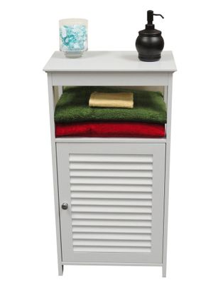 Ellsworth Single Door Floor Cabinet in White - RiverRidge - 06-029