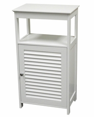 Ellsworth Single Door Floor Cabinet in White - RiverRidge - 06-029