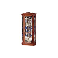 Embassy II Curio Cabinet in Embassy Cherry - Howard Miller